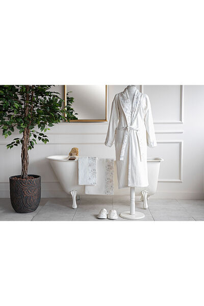 Pupilla Collection Lion Bathrobe Set 4 Pcs. Ekru