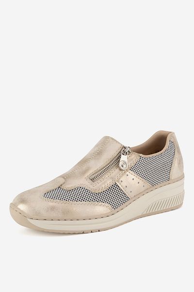 Rieker woman shoe 2230074025946 Gold-colored