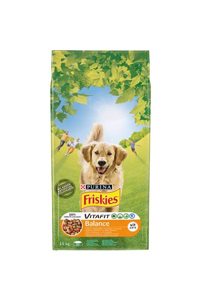 Friskies Hrană pentru câini Friskies Balance M/L Pui și Vită 15 Kg