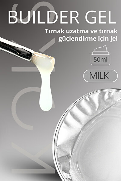 KOKS Builder Jel Gel 50 ml – Tüm Türlerde Tırnak Uzatma Için Uygun Çok Amaçlı...