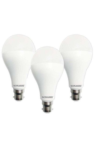 sonashi Pack of 3 LED Bulb 15W (B-22) Pin Type SLB-015