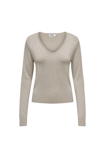 ONLY Women's V-Neck Knitwear Sweater 15333990