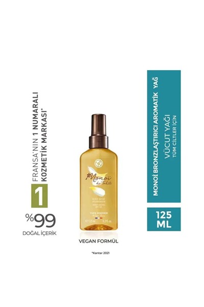 Yves Rocher Monoi Bronzlaştırıcı Aromatik Yağ 125 ml