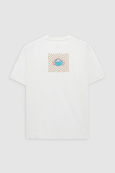 Tween Relaxed Fit Ekru Pickleball Koleksiyon %100 Merserize Pamuk T-Shirt