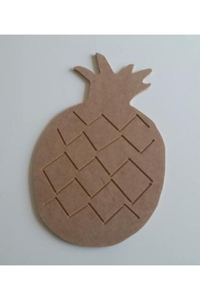 Vuslat Hediyelik Wooden Apple Plate Wooden Presentation Holder Paintable Decoration Product Hobby Painting 30 cm