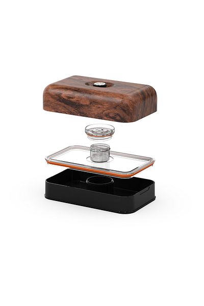 24Bottles Lunch Box - Food Container - Sequoia Wood