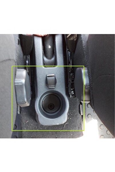 CED AUTO TRADE Car armrest compatible with Dacia Sandero II 2017->, Black, Imitation leather