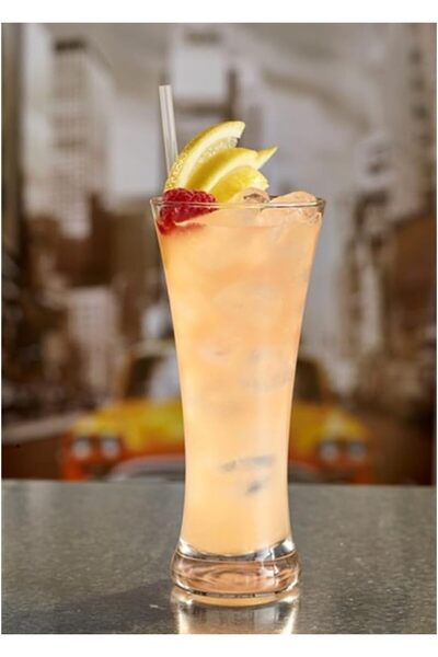 PLT Design سورجون 6 قطع زجاج كوكتيل - زجاج مشروب غازي Lv-srg375m