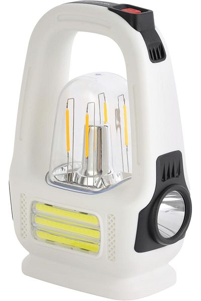 Olsenmark مصباح LED تنجستن قابل لإعادة الشحن | يعمل بالطاقة الشمسية، يعمل لمدة ٤ ساعات، بتقنية Cob، محمول للاستخدام الداخلي والخارجي