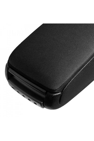 CED AUTO TRADE Car armrest SKODA OCTAVIA II 2004-2010, Black, Textile material