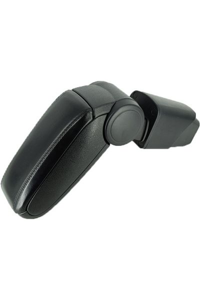 CED AUTO TRADE Car armrest Peugeot 206 1998-2012, black, imitation leather