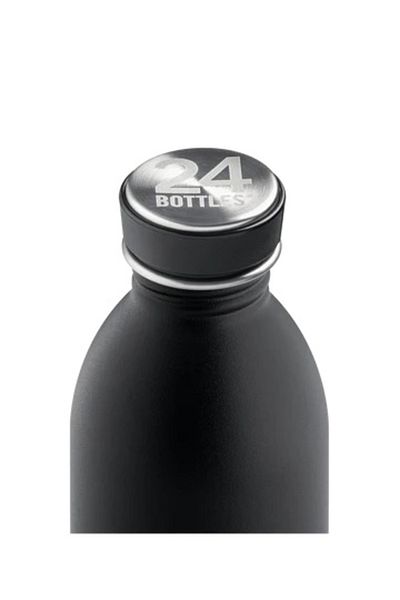 24Bottles Urban Non-Thermal Water Bottle - Aston Tuxedo Black - 500ml