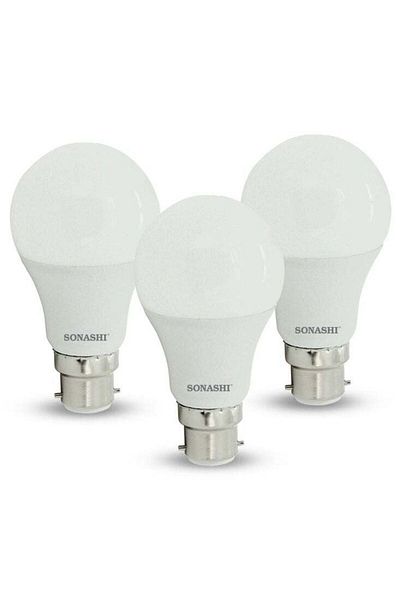 sonashi Pack of 3 LED Bulb 11W (B-22) Pin type SLB-011