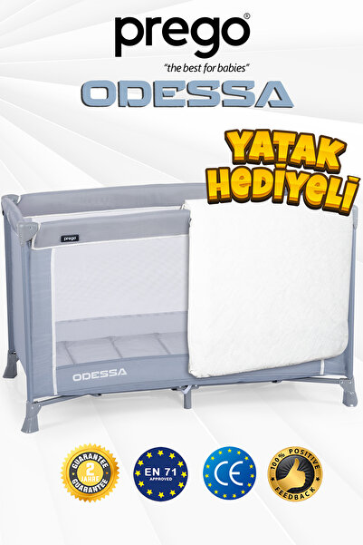 Prego Odessa Otel Apart Tipi Park Yatak Beşik Oyun Parkı + Yatak Hediyeli