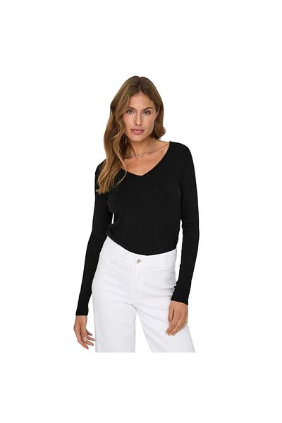 ONLY Women's V-Neck Knitwear Sweater 15333990