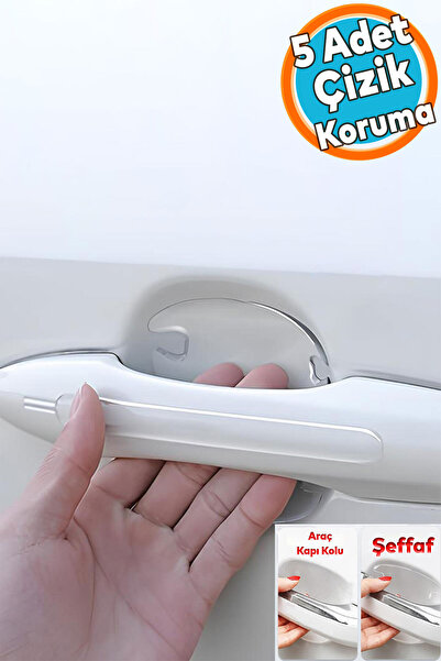 NZB Otomobil Araba Araç Kapı Kolu Kendinden Yapışkanlı 85x75 mm Çizik Önleyic...