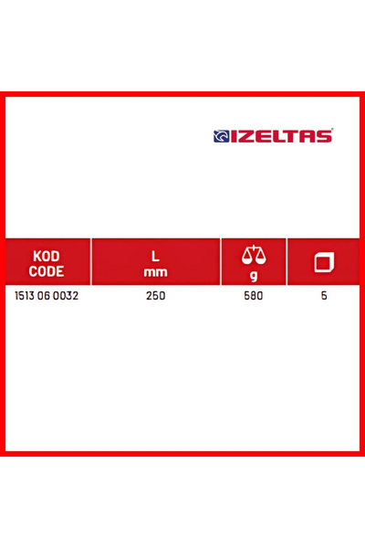İzeltaş İzeltaş Ratchet Handle, 1/2 Inch 250mm, 32 Teeth, Durable and Precise Control