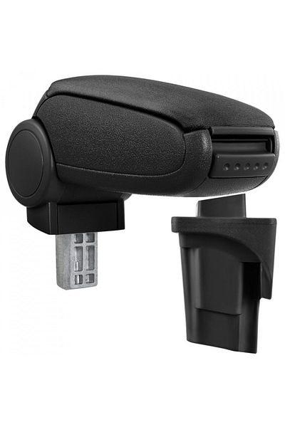 CED AUTO TRADE Car armrest Seat Leon II 2006-2012, black, imitation leather