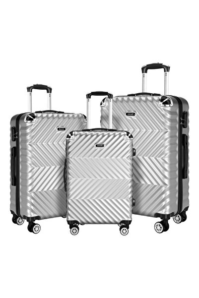 VINNYSEN مجموعة حقائب سفر صلبة من مادة ABS مزودة بعجلات دوارة وقفل TSA مقاس 2...