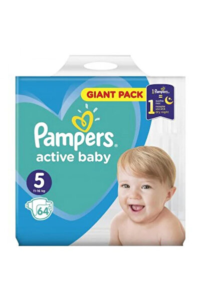 Pampers Active Baby Nr. 5 (11-16 kg) x 64 buc