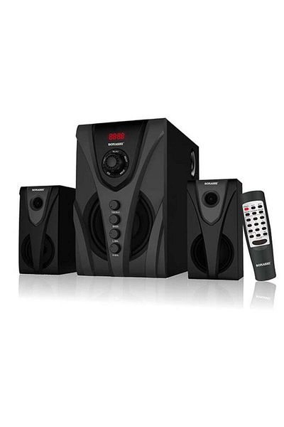 sonashi 2.1 Multimedia Speaker Home Theatre System With Hi-Fi Surround Sound Fm Radio, Bluetooth, Usb, Sd Ca