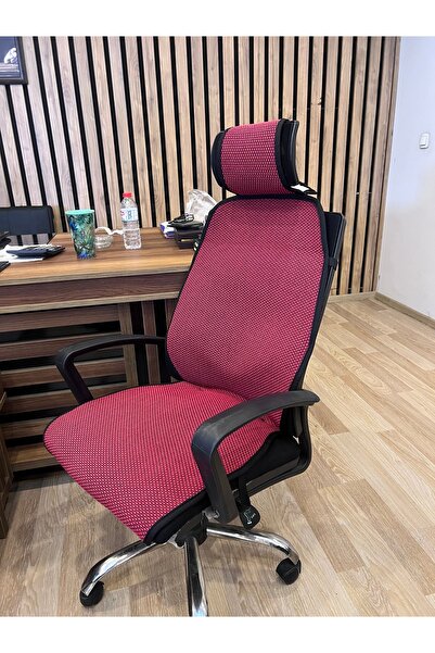 KONFORUM Ofis Koltuk Kılıfı Koltuk Örtüsü Pamuklu Terletmez Kumaş Gri