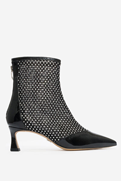 Dericlub DERİCLUB Дамски летни ботуши с остри върхове и нисък ток, естествена...