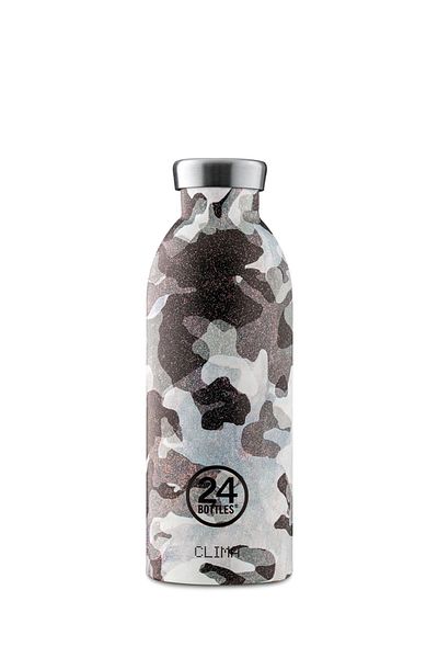 24Bottles Clima Thermos Flask - Camo Grey - 500 ml
