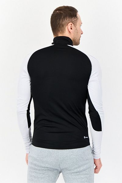 adidas Men Sportswear Fit Long Sleeve Running T-Shirt, Black
