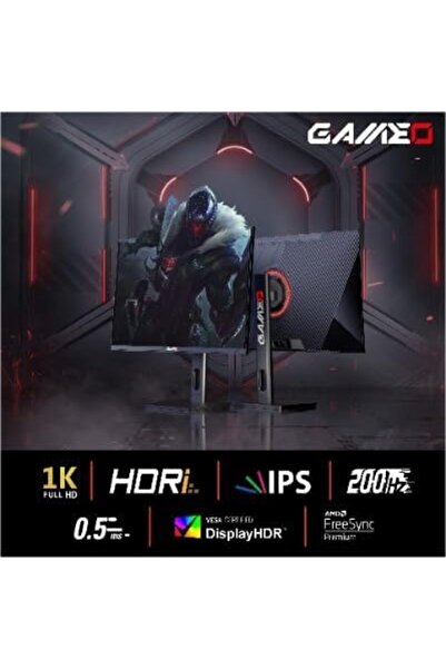 Gameo Mr24fhd200ips Gaming Monitor 24 Inch - Fhd 1080p, Ips Panel, 200hz Refresh Rate, 0.5ms Response Time