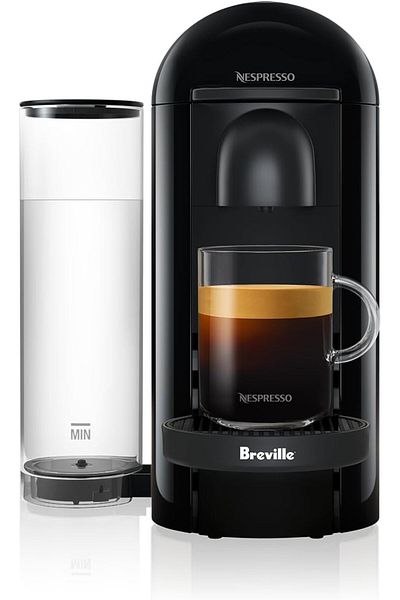 Nespresso Vertuo Plus Coffee and Espresso Maker by Breville, Ink Black