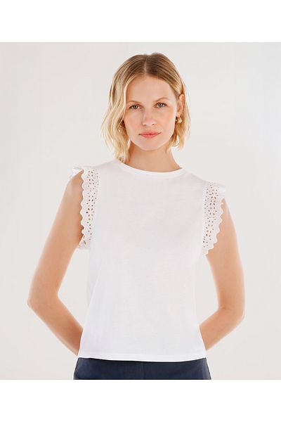 Yargıcı Tricou fără mâneci cu decolteu Brode