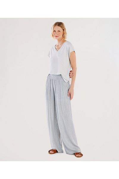 Yargıcı Pantaloni cu talie elastică