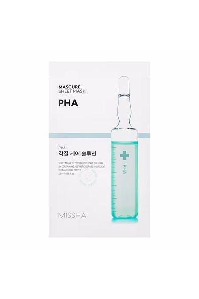 Missha Masca facială cu soluție exfoliantă Mascure Pha, 28 ml