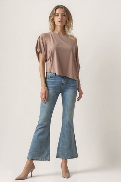Vitrin Μπλούζα με λαιμόκοψη Modal Casual