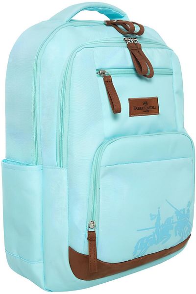 Faber Castell Faber-Castell School Backpack, Double Compartment Pencil Bag - Licensed Water Bottle Gift