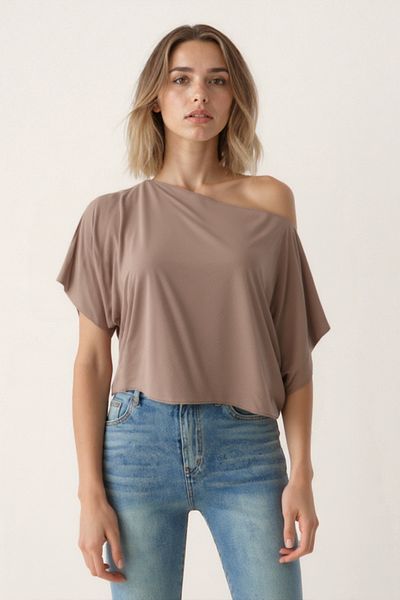 Vitrin Μπλούζα με λαιμόκοψη Modal Casual
