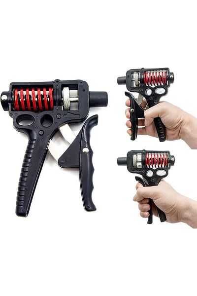CKSpor 5-165kg Adjustable Professional Hand & Wrist Strengthener Arm and Grip Exerciser with Counter