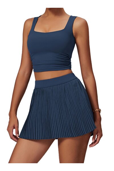 KAWN YOGA Womens Crop Top Shoulder Strap Sleeves