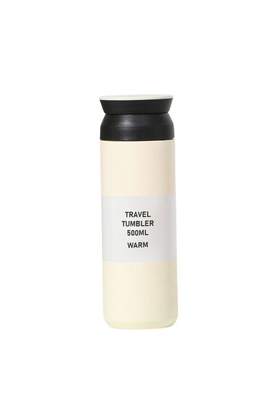 Generic Portable Bottle Insulated Fashion Vacuum Flask Water Coffee Tea Milk Mug White 500ml
