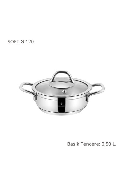Sofram Soft 12 Cm Basık Tencere