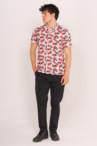 Villager&Son 2210 Aloha κοντομάνικο πουκάμισο 24 ετών tmş SAkura