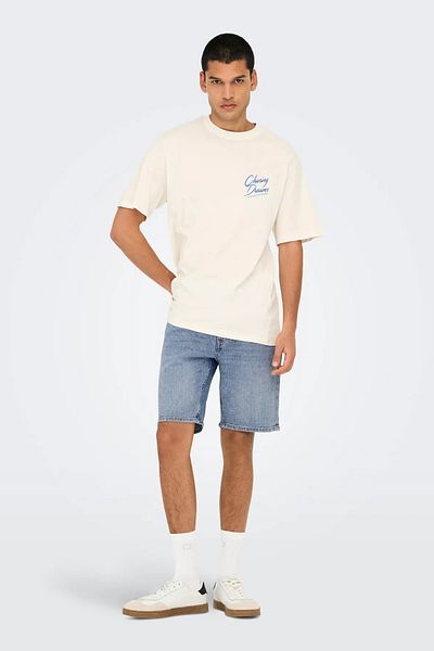 Only & Sons Only & Sons Ανδρικό σορτς με κανονική εφαρμογή 22032927 Μπλε