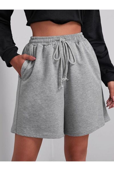 UYN SPORT Gray Short Shorts with Elastic Waist