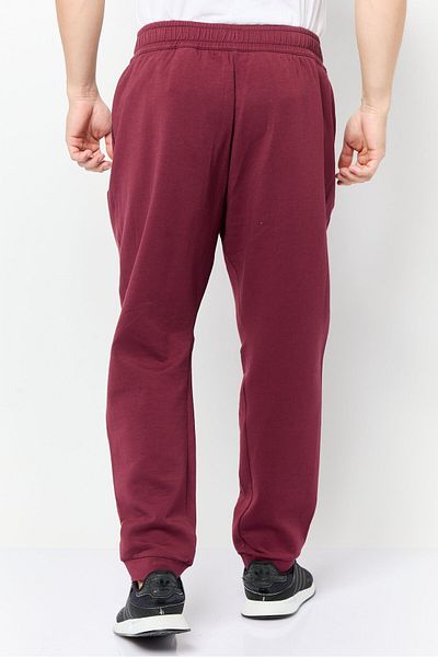 Reebok Men Sportswear Fit Brand Logo Outdoor Sweatpants, Maroon