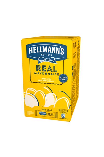 Hellmann's Mini Mayonnaise, 198 x 10 ml