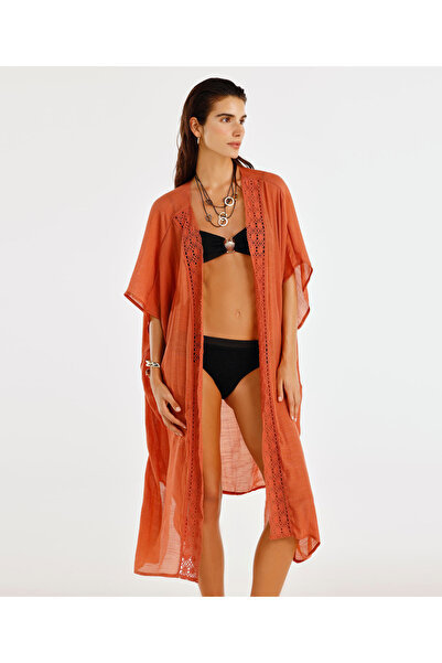 Yargıcı Crochet Detailed Beachwear Tunic