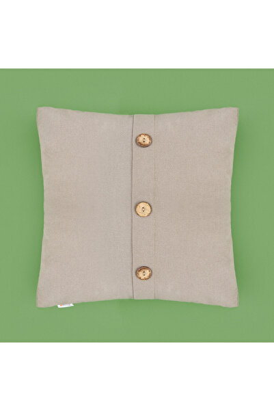 Evidea Pernă decorativă cu detaliu cu nasturi, antracit moale - antracit - 40...