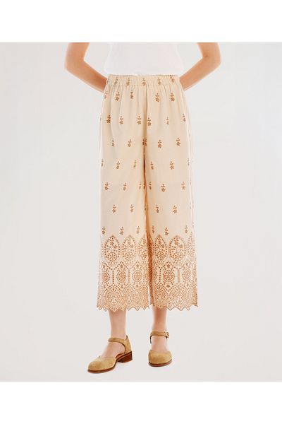 Yargıcı Embroidery Detailed Trousers