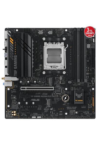 ASUS TUF A620M-PLUS GAMING WIFI-6 DDR5 HDMI-DP PCIE 4.0 AM5 mATX